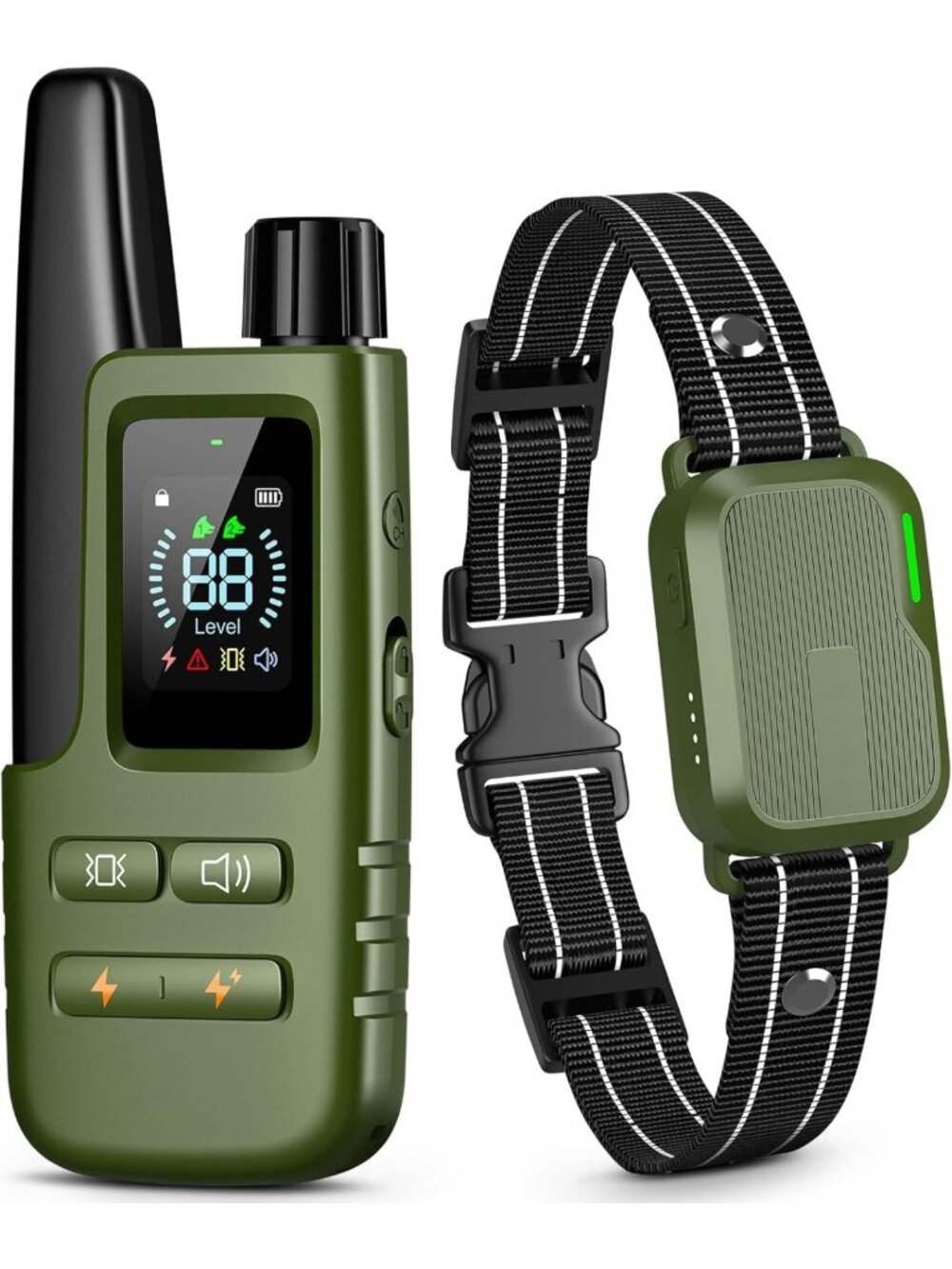 Rechargeable Dog Training Collar - 4500FT Remote, Waterproof, Vibration & Beep